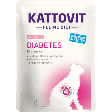 Kattovit Diabetes Cibo Umido per Gatti