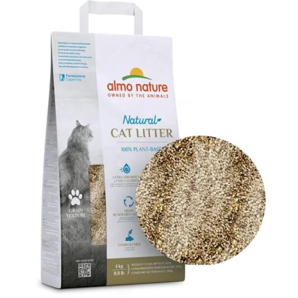 Litière pour chat Almo Nature Litière pour chat à texture granuleuse