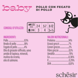 Schesir Baby Complete Cibo Umido per Gattini