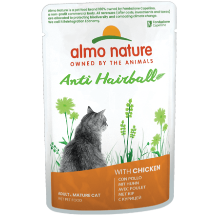 Almo Nature Anti Hairball Comida húmeda para gatos