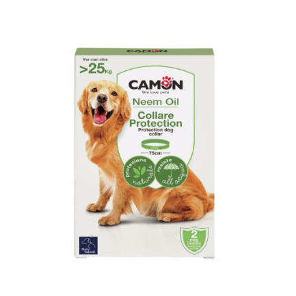 Camon Protection Collare Barriera all'Olio di Neem per Cani