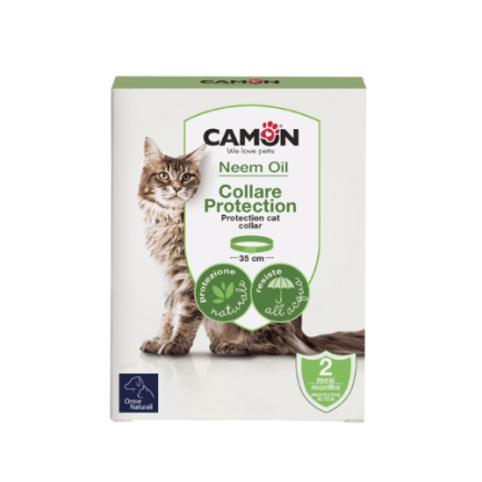 Collar Barrera de Aceite de Neem Camon Protection para Gatos