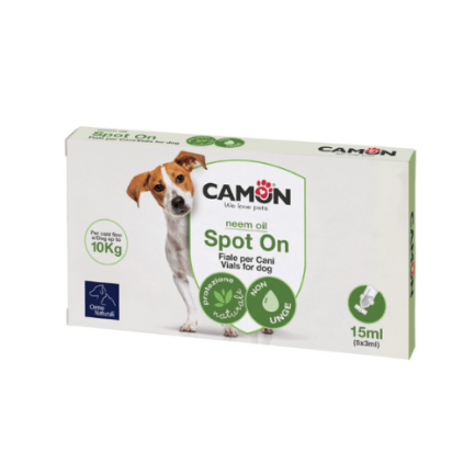 Camon Protection Spot-On Vials for Dogs with Neem Oil