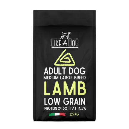 Like A Dog Low Grain Lamb Medium Large for Dogs