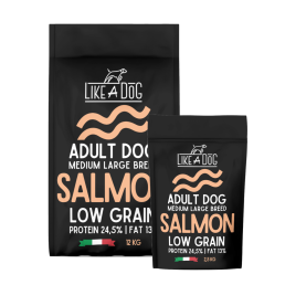 Like A Dog Low Grain Salmon Medium Large per Cani