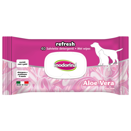 Inodorina Refresh Wipes for Dogs and Cats