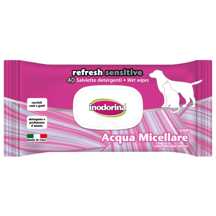 Inodorina Lingettes sensibles pour chiens et chats