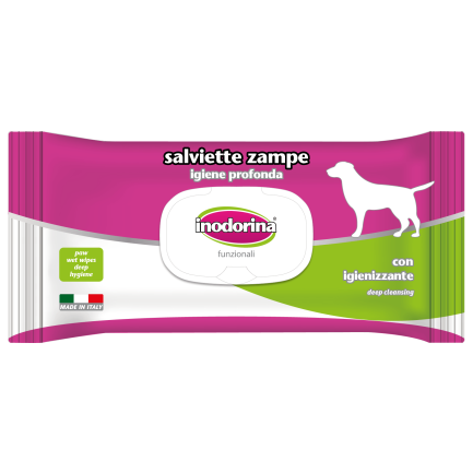 Inodorina Paw Wipes para perros