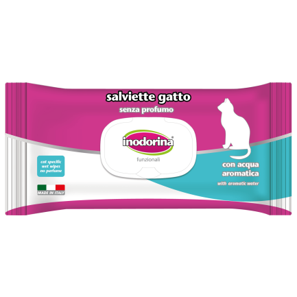 Inodorina Lingettes pour chats sans parfum