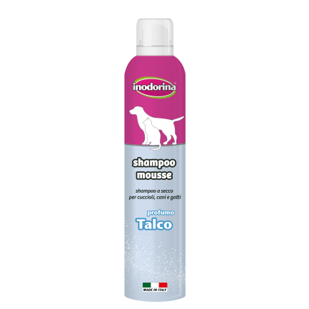 Inodorina Shampoo Mousse a Secco per Cani e Gatti