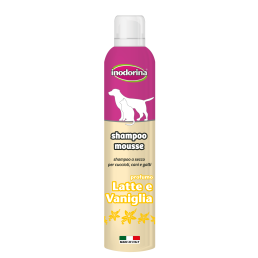 Inodorina Shampoo Mousse a Secco per Cani e Gatti