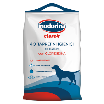 Alfombrillas higiénicas para perros Inodorina Clorex