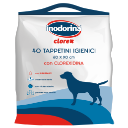 Tapis hygiénique Inodorina Clorex pour chiens