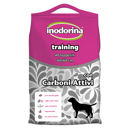 Inodorina Carbón Activo Alfombrillas Higiénicas para Perros