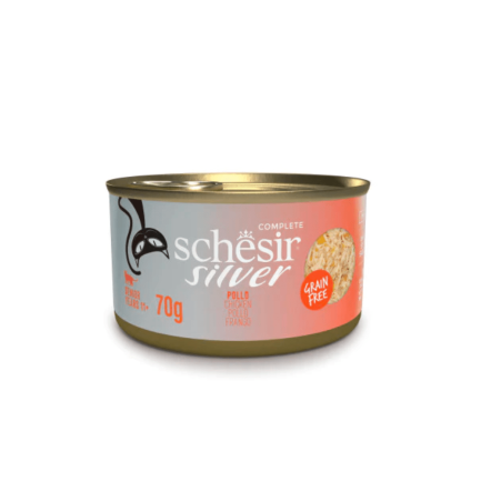 Schesir Silver Comida húmeda para gatos mayores