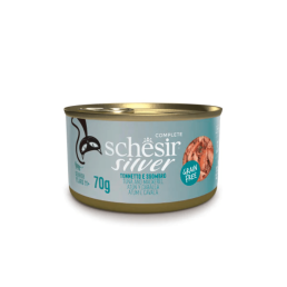 Schesir Silver Comida húmeda para gatos mayores