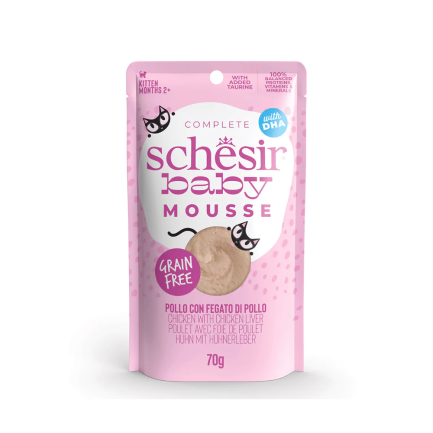 Schesir Baby Mousse Nassfutter für Kätzchen