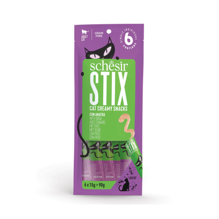 Schesir Stix Cat Creamy Snack pour chats