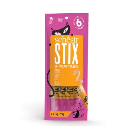 Schesir Stix Cat Cremiger Snack für Katzen