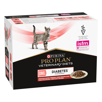 Purina Pro Plan Veterinary Diets DM Diabetes Cibo Umido per Gatti