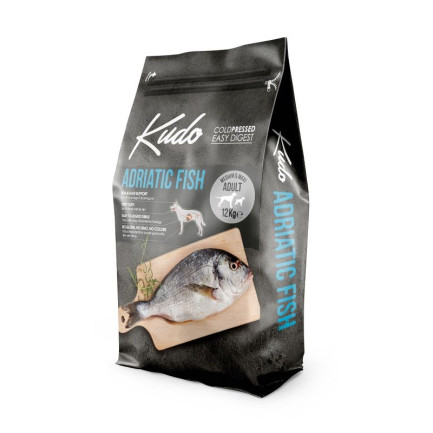 Kudo Low Grain Medium Maxi Adriatic Fish para perros