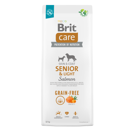 Brit Care Senior Light Lachs und Kartoffeln für Hunde