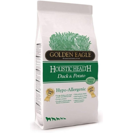 Golden Eagle Hypoallergenic Sensitive Getreidefrei Ente und Kartoffeln für Hunde