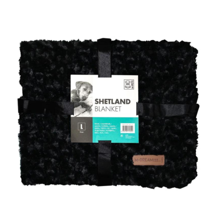 M-Pets Shetland Copertina Nera 75x50 cm per Cani