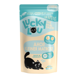 Lucky Lou Kitten Cibo Umido per Gattini 16 bustine da 125 gr