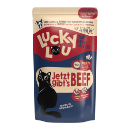 Lucky Lou Senior Cat Food 16 sachets de 125 g