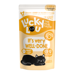 Lucky Lou Adult Cat Food pour chats adultes et stérilisés 16 sachets de 125 g