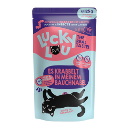 Lucky Lou Adult Cat Food pour chats adultes et stérilisés 16 sachets de 125 g