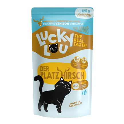 Lucky Lou Adult Wet Food for Adult and Sterilized Cats 16 125 g sachets