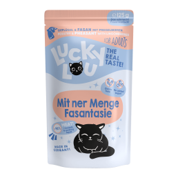 Lucky Lou Adult Cat Food pour chats adultes et stérilisés 16 sachets de 125 g