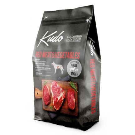 Kudo Low Grain Medium Maxi Red Meat pour chiens