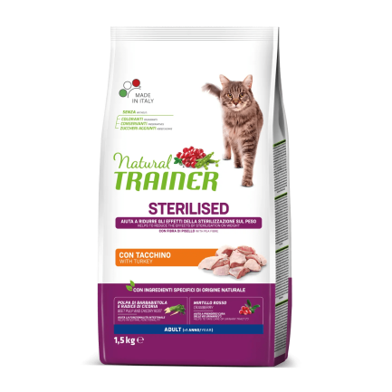 Natural Trainer Adult Sterilised per Gatti