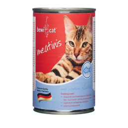 Bewi Cat Meatinis Nassfutter für Katzen 400 g