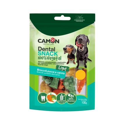 Snack Dental Verduras Brócoli Calabaza y Zanahoria para Perros