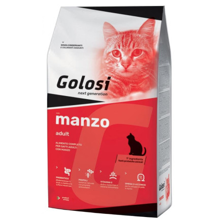 Golosi Beef and Rice Crunchies Cat 20 kg