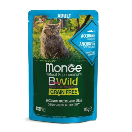 Monge BWild Grain Free Cibo Umido per Gatti