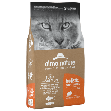 Almo Nature Holistic Maintenance avec du thon et du saumon pour chats