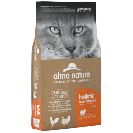 Almo Nature Holistic Maintenance con Pollo e Tacchino per Gatti