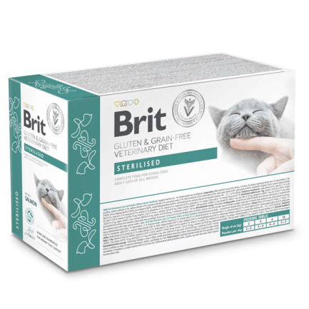 Brit Veterinary Diet Comida húmeda esterilizada para gatos