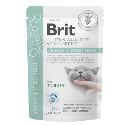 Brit Veterinary Diet Urinary Stress Cibo Umido per Gatti