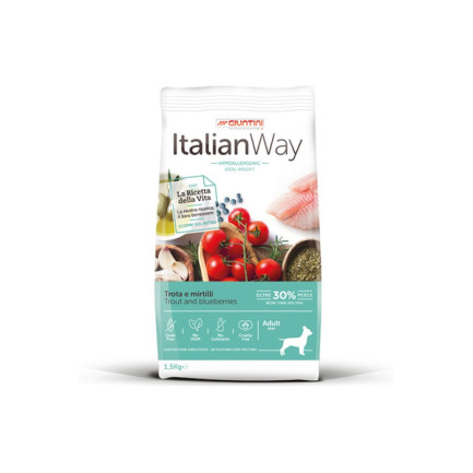 copy of ItalianWay Ideal Weight Medium Forelle und Blaubeeren für Hunde