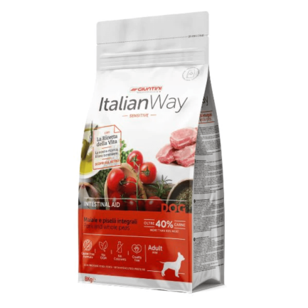 ItalianWay Intestinal Adult Mini Ganzes Schweinefleisch und Erbsen