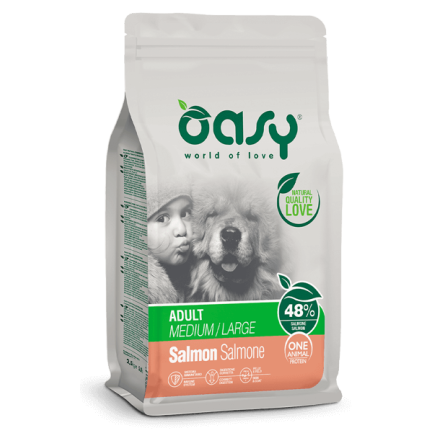 Oasy One Protein Adult Salmón para perros