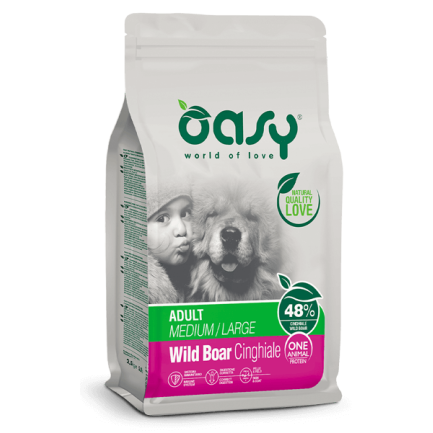 Oasy One Protein Adult Dzik dla psów