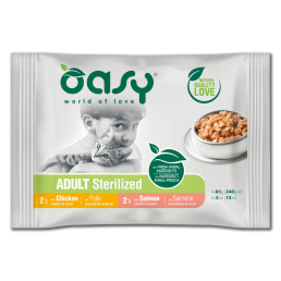 Oasy Chunks in Sauce Multipack para gatos