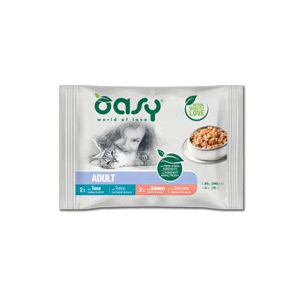 Oasy Bocconcini in Salsa Multipack per Gatti